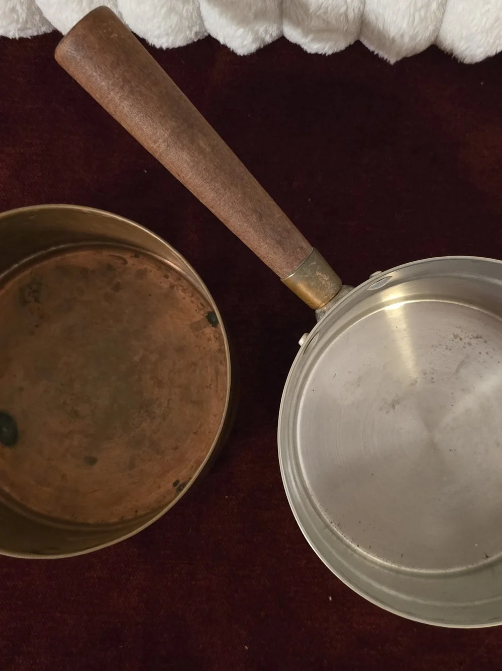 Vintage MCM Ernest Sohn for Orenson Copper Double Boiler Chafing Dish Set